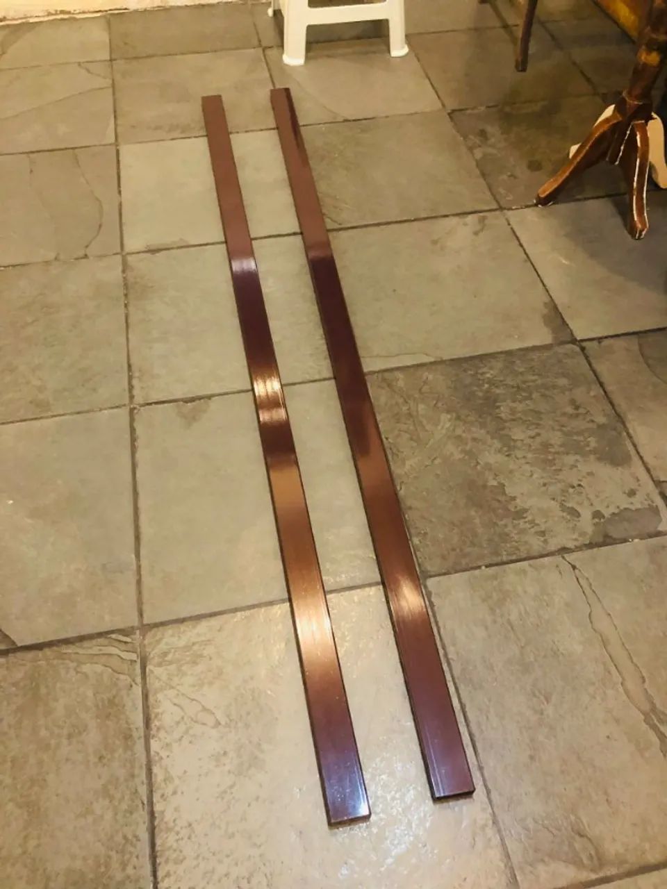 Barras De Ferro Com Pintura Eletrostática Kit Com 2 Unidades - Foto 3