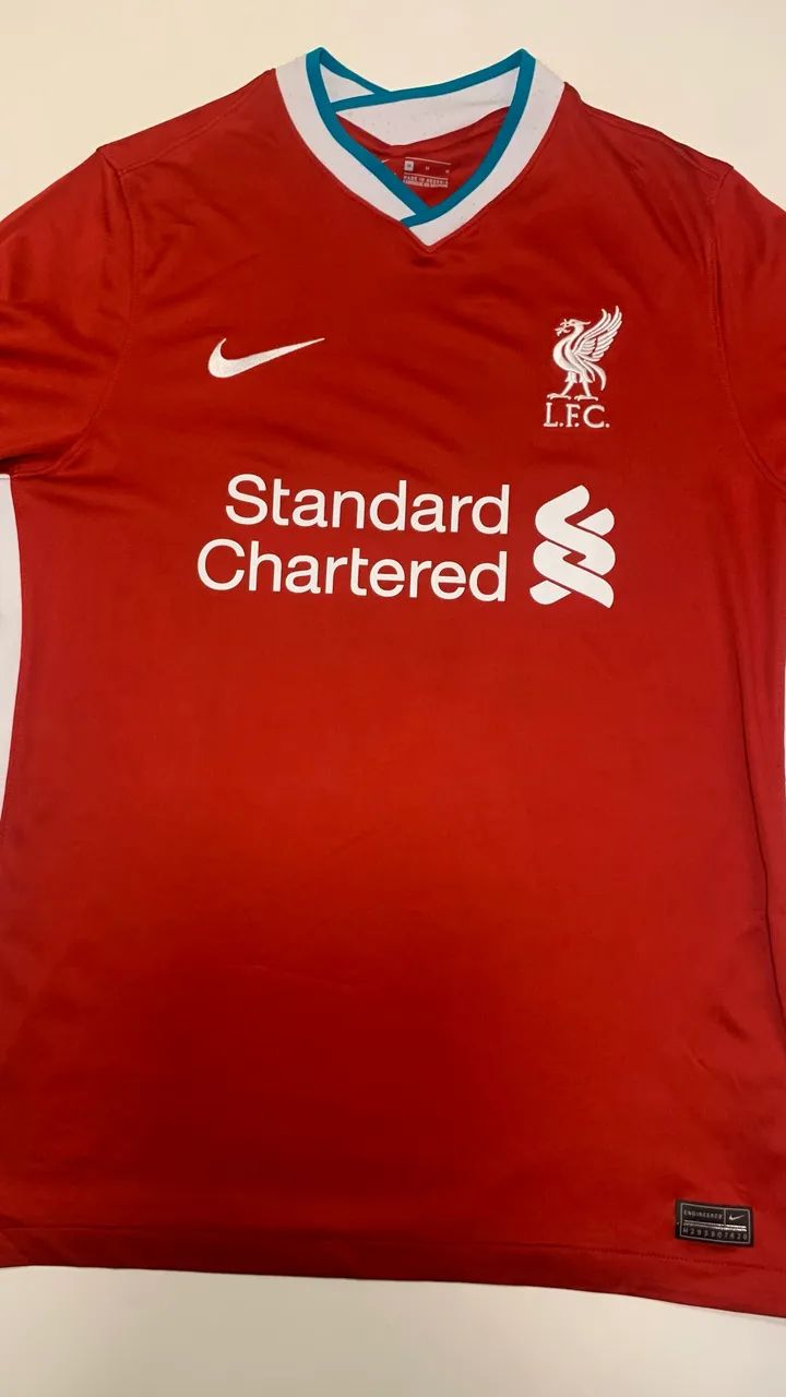 Camiseta Liverpool M - perfeito estado - Foto 6