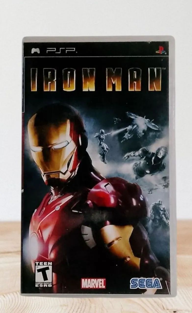 Jogo de psp iron man