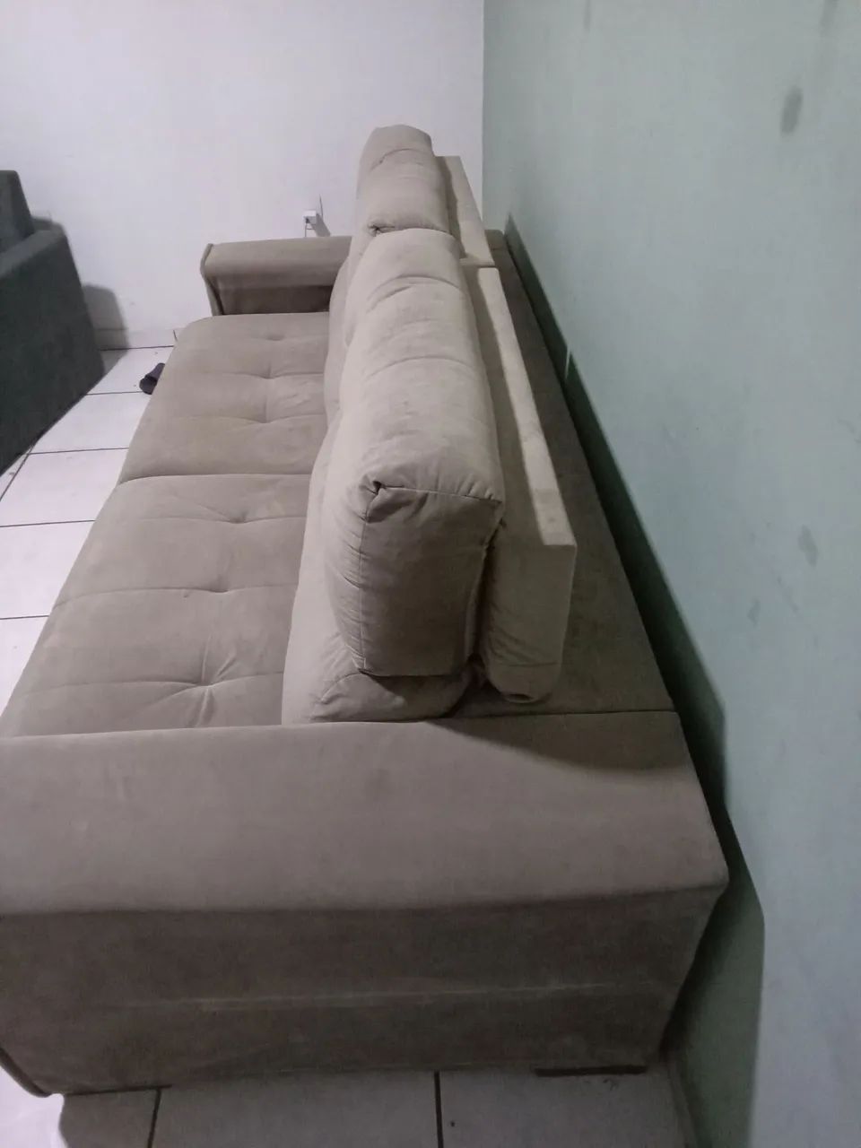 Sofá retrátil reclinavel 3 lugares  - Foto 3