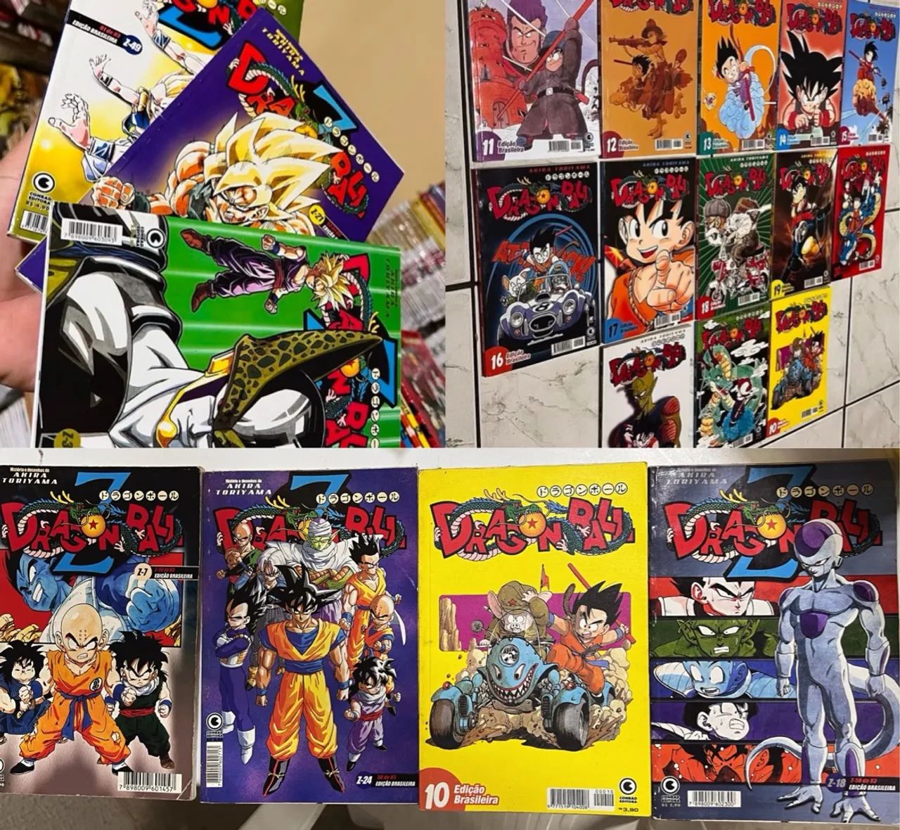 Dragon ball e dragon ball Z conrad 19 vol: 10, 10 ao 20, 25 e 26