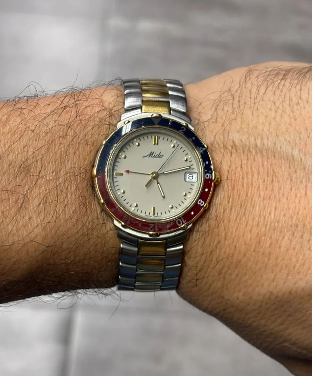 RELÓGIO RARO MIDO GMT - VINTAGE 