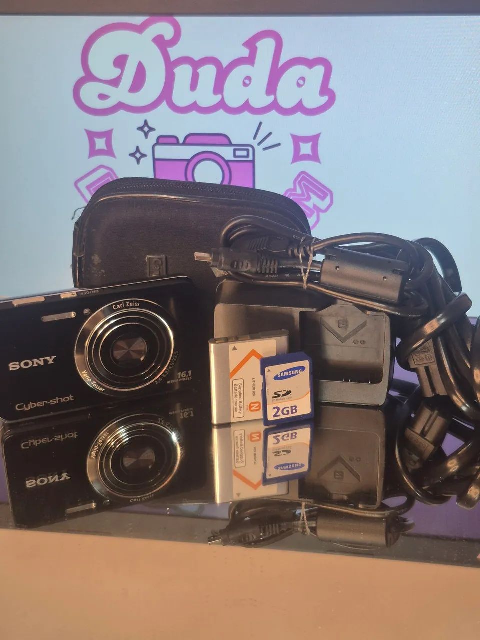 Sony Cyber-shot DSC-W650 + Itens - Excelente Estado!<br>