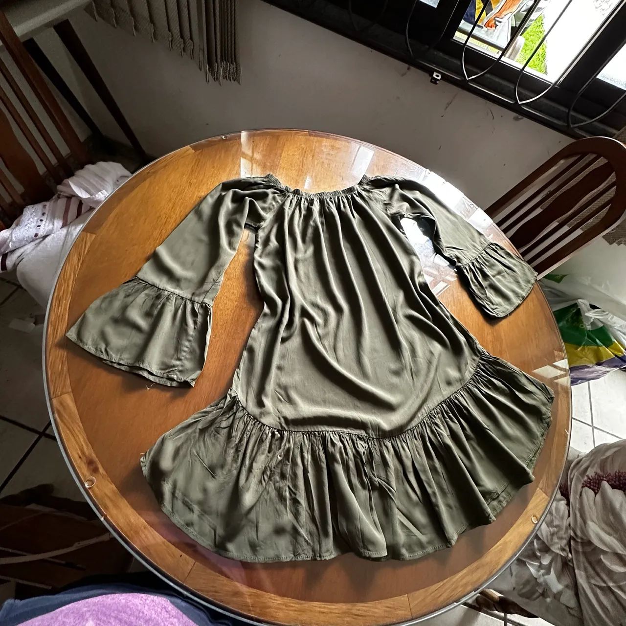 Vestido ombro a ombro 