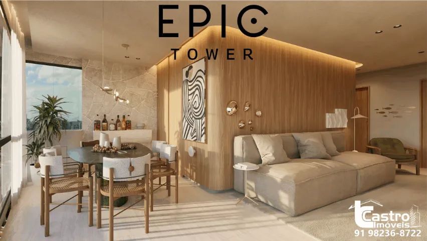 Condomínio EPIC TOWER. 2 ou 3/4. 1 ou 2 vagas. G.A013 - Foto 6