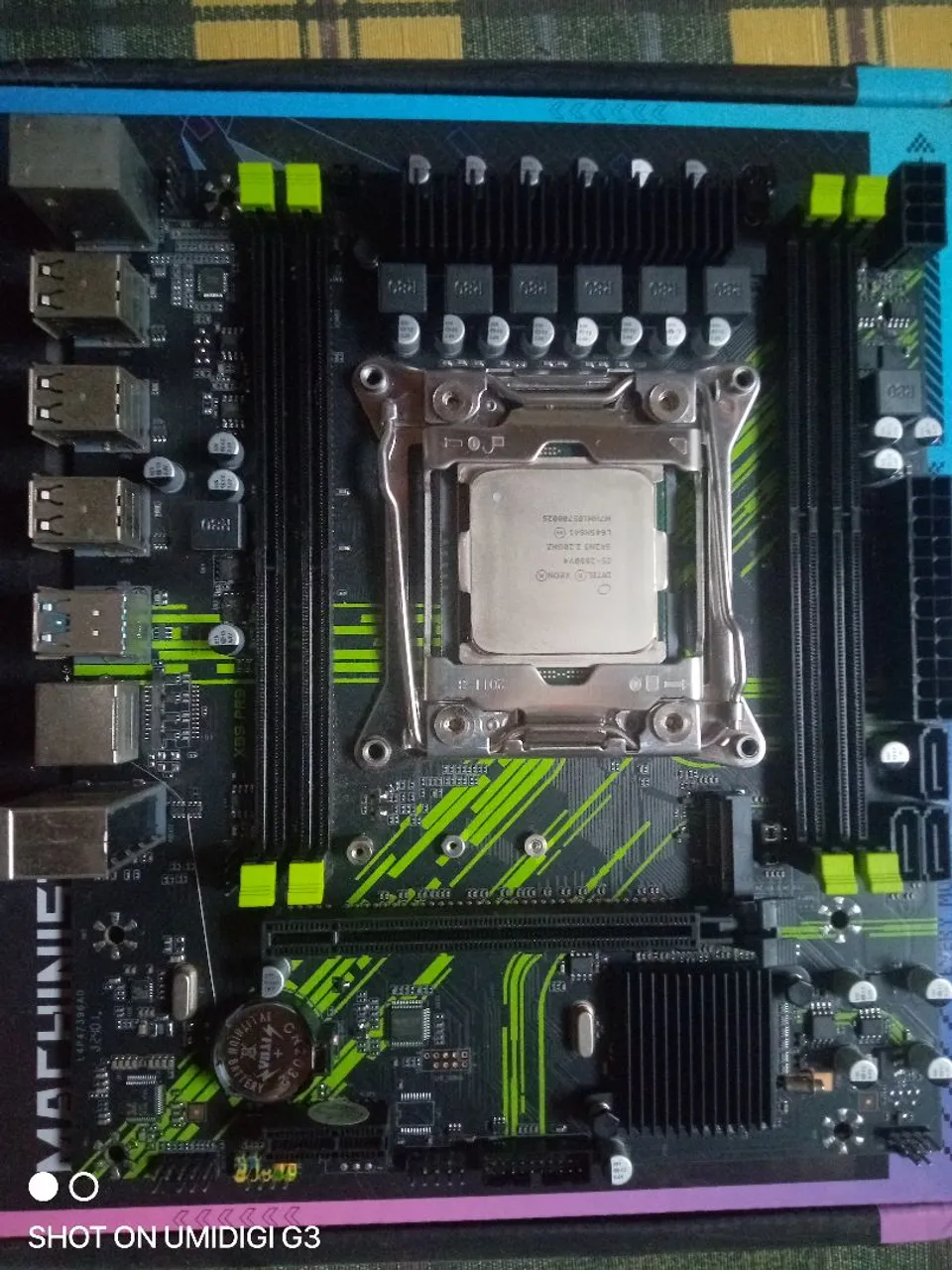 PLACA MÃE MACHINIST X99 PR9+E5 2650 V4