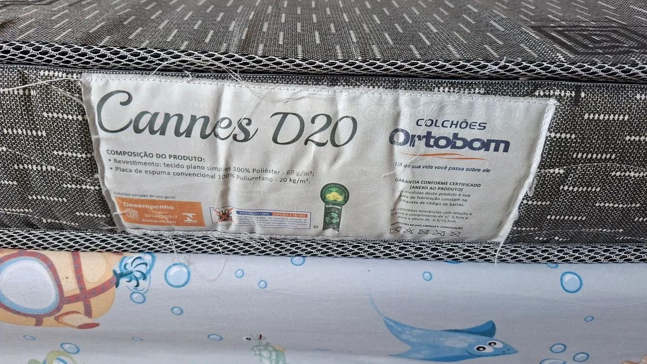 Colchão Solteiro Infantil Ortobom Cannes D20 - Foto 2