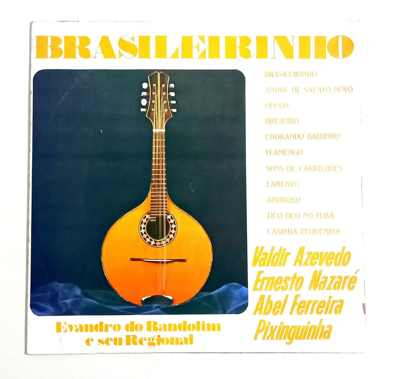 Disco de Vinil Brasileirinho - Evandro Do Bandolim E Seu Regional <br>