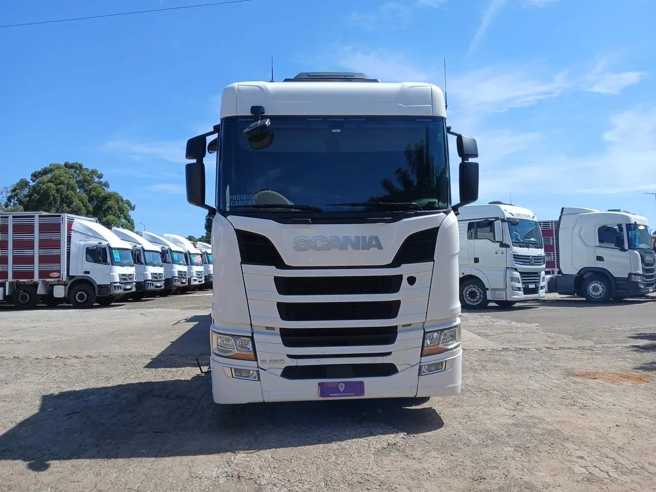 SCANIA R450 6x2 baixo km ano 2024 - Foto 2