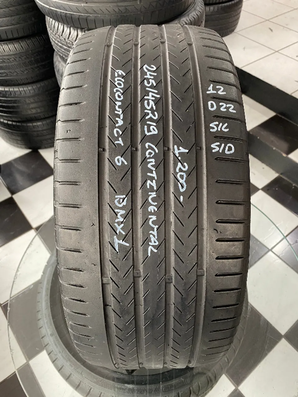 Pneu 245/40r20 Continental Ecocontact 6q 99y Mo(seminovo) *1