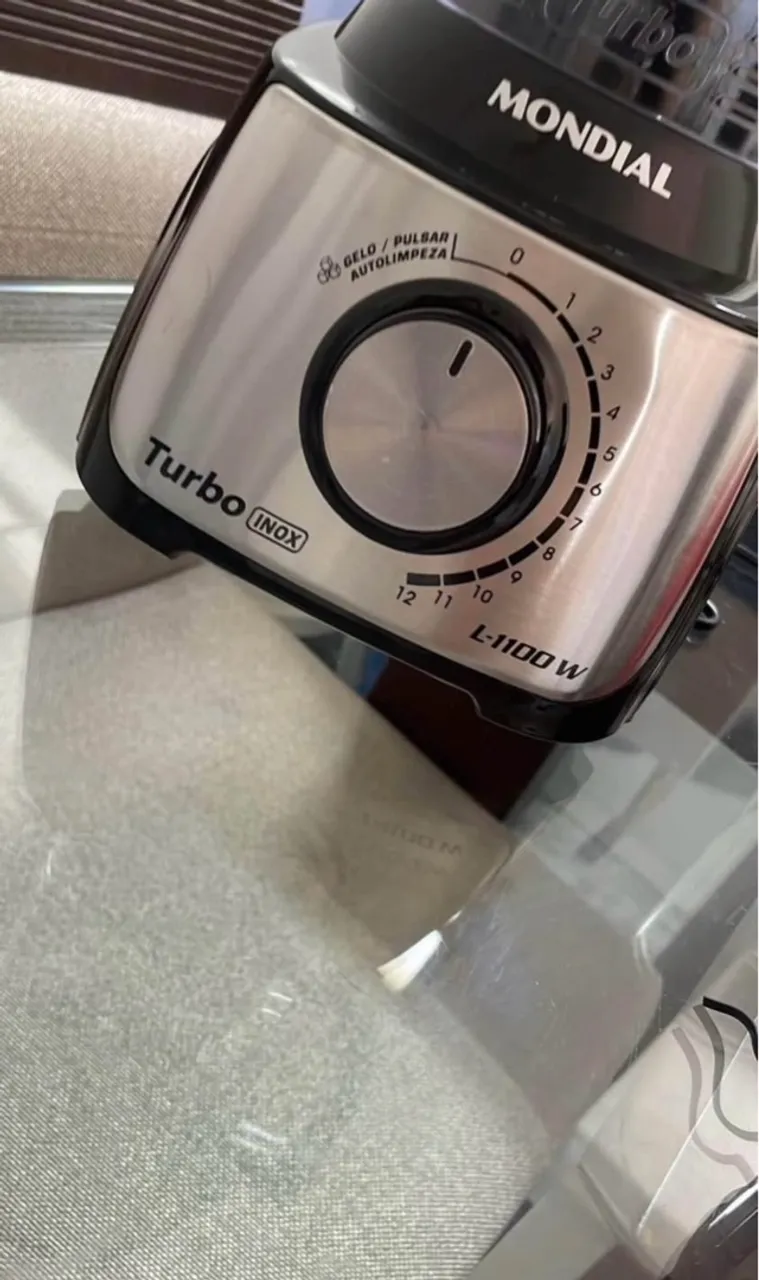 Liquidificador Mondial Turbo Inox L-1100W