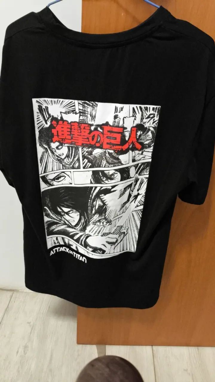 camiseta - attack on titan - Foto 2