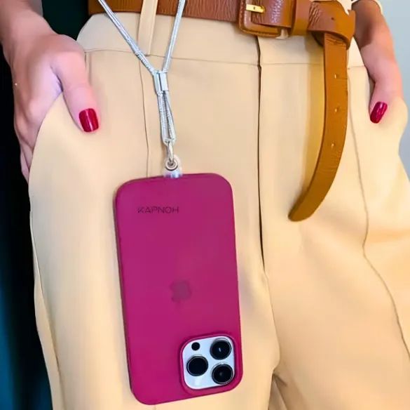 CORDÃO DE PESCOÇO PARA CELULAR BRILHO STRESS LUXO  - Foto 3