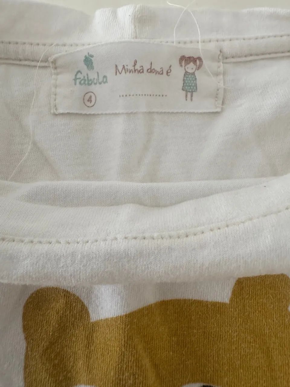 2 blusas croppeds infantil Fábula e outra marca - Foto 2