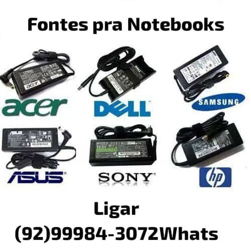 Fontes para Notebooks Acer, Dell, Asus, Sony, Samsung e HP