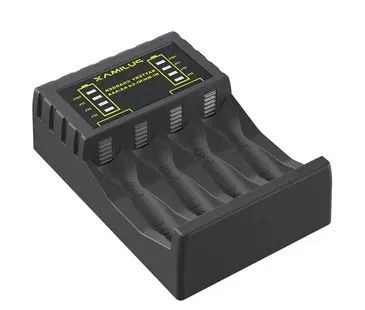 Carregador de pilhas, baterias recarregáveis AA/AAA com indicador LED  - Foto 5