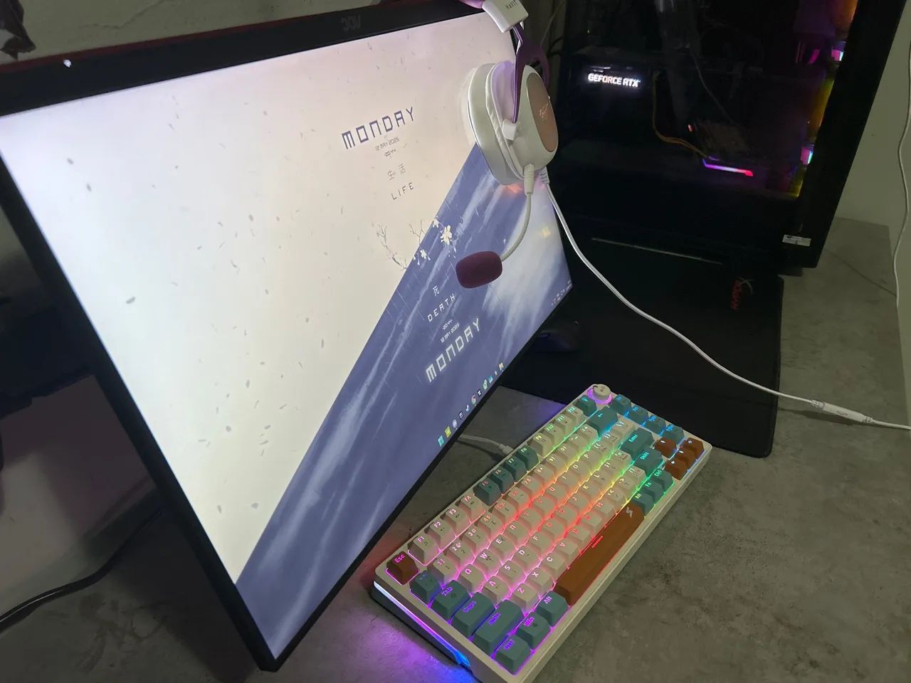 Setup gamer completo (tudo que está na foto vai junto) negociável - Foto 3