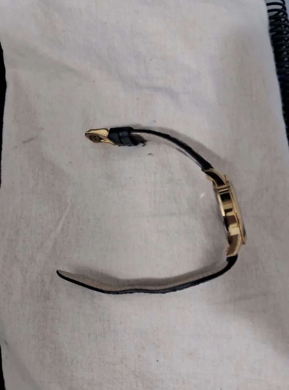 Relógio Technos Dourado com Pulseira de Couro - Foto 3