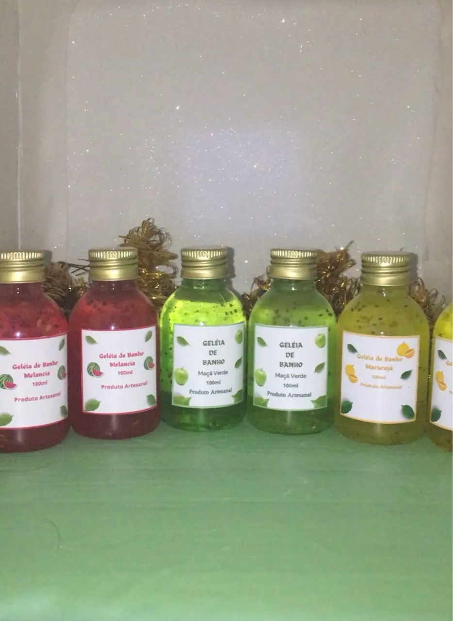 Geleias de Banho Artesanais - Diversos Aromas - UNIDADE