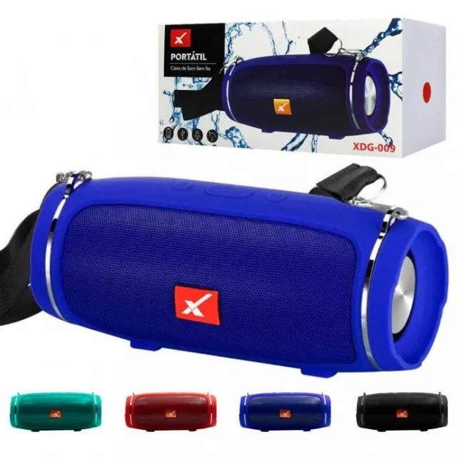 Caixa de Som Bluetooth Xtrad XDG-009 10W RMS com Alça - WZetta