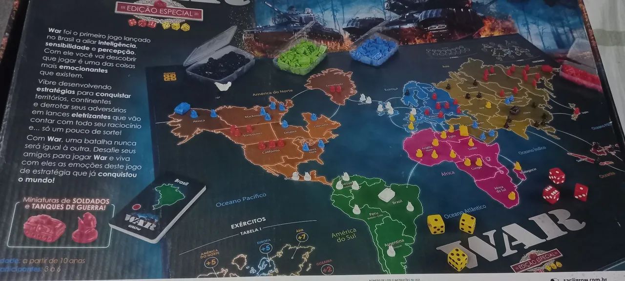 Jogo de Estratégia War - Edição Especial - Foto 3