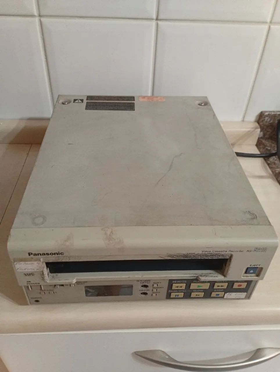 Aparelho Vídeo Cassete VHS Recorder AG-5210 Panasonic  - Foto 3