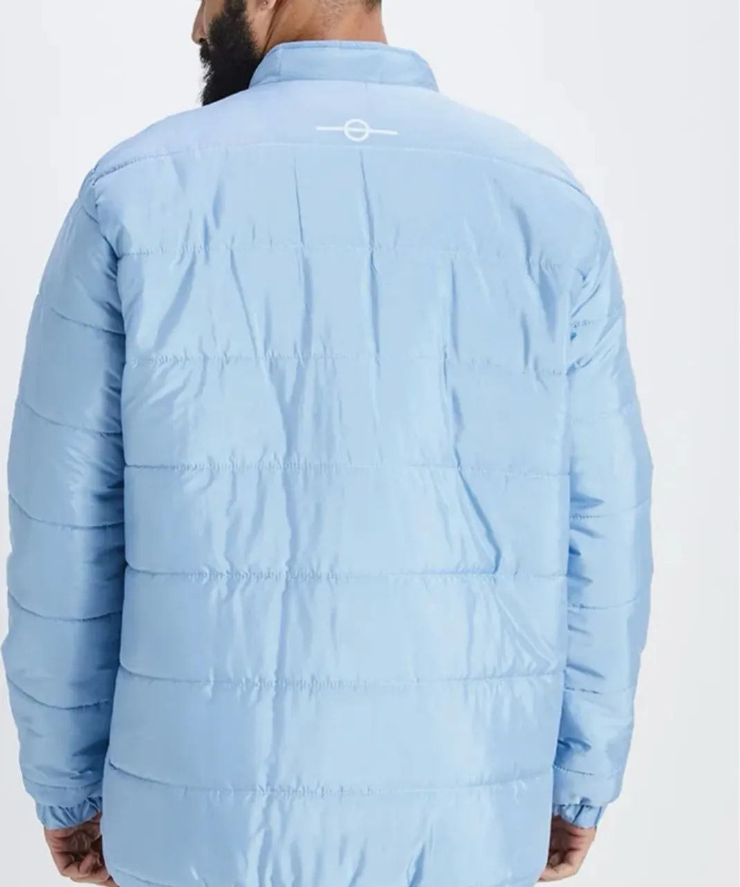 Jaqueta Puffer cute Buh Azul Claro TAM M - Foto 2