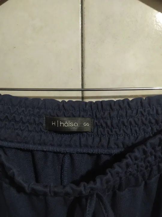 Calça de Moletom Azul - whalsa - Foto 2