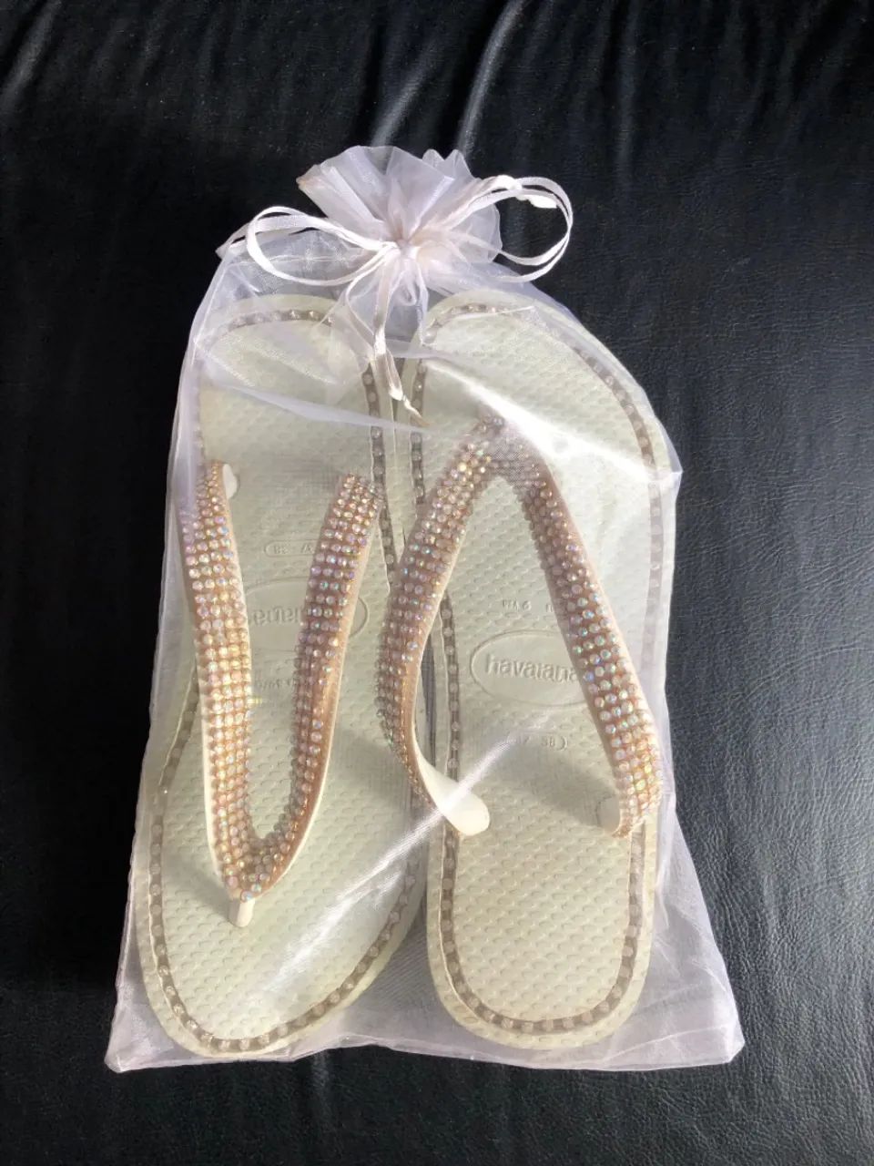 Chinelo Havaianas customizadas 
