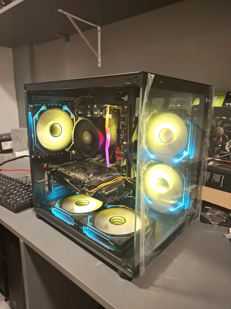 PC Gamer ryzen 5 6 núcleos/ 12 threads com rx 580 de 8 gb - Foto 4