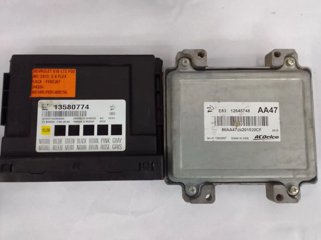 Kit Code S10 Gm  Chevrolet Ltz 2013 Sem Chave - Foto 5