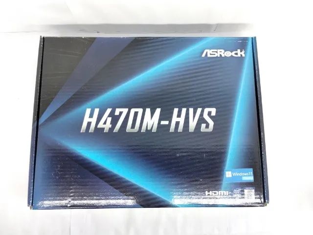 Caixa Vazia placa mãe: Asrock h470m-hvs