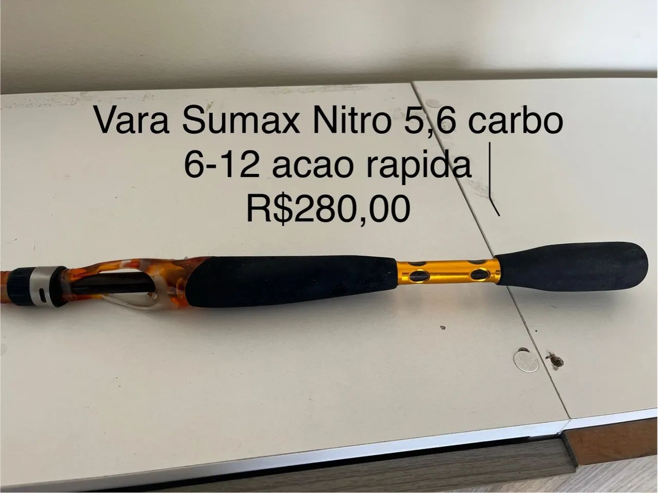 Vara de Pesca Sumax Nitro 5,6 Carbo 6-12 Ação Rápida