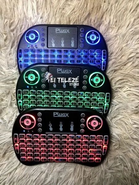 Mini Teclado Wireless com Touchpad e Backlight - Foto 2