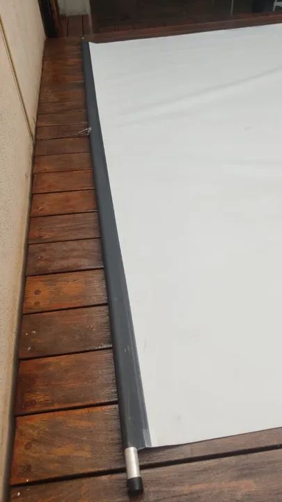 Tela de Projeção 2,00 x 2,00, Retrátil manual Tecnomast - Foto 4