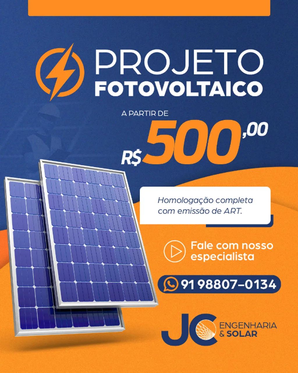 Homologação de Projeto de Energia Solar