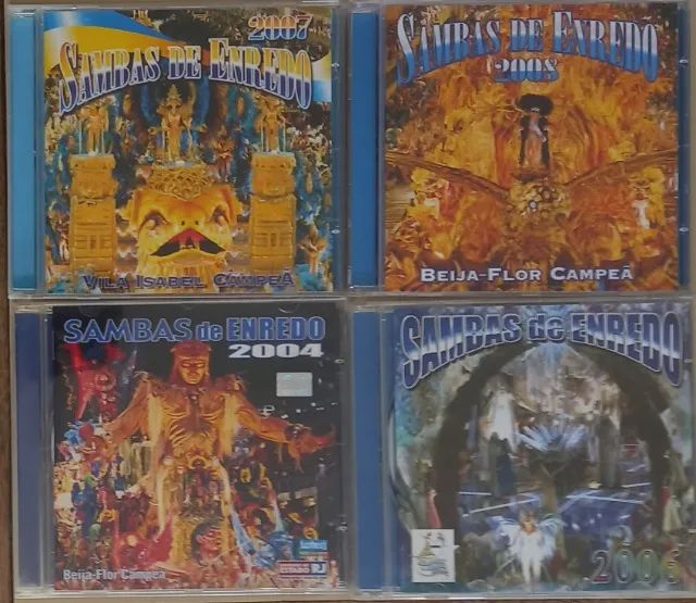 CD Coleção, lote, kit  com 17 CDS - Samba Enredos Carnaval RJ - Foto 4