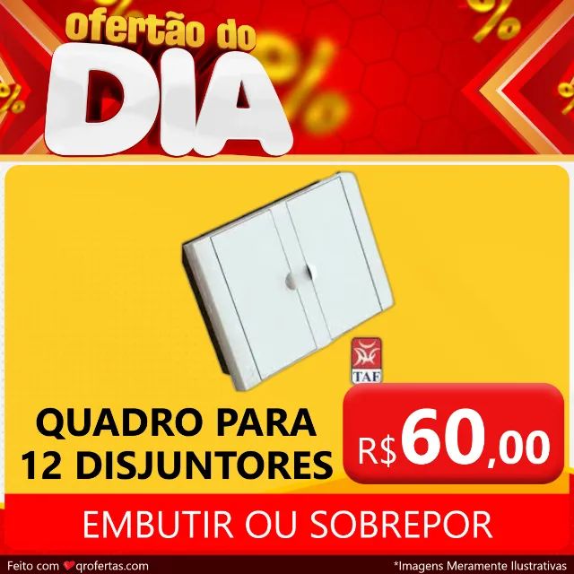 QUADRO ELETRICO PARA 12 DISJUNTORES  ( Quadro elétrico para 12 disjuntores )  - Foto 3