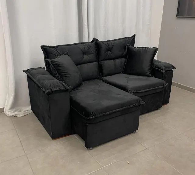 Sofá Retratil e Reclinavel Ferrari  2 mt