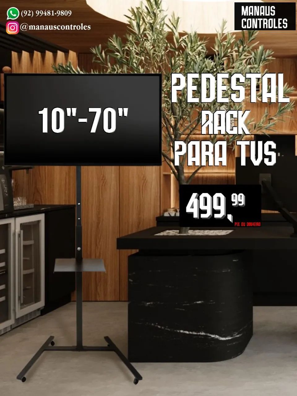 Racks para tvs pedestal 