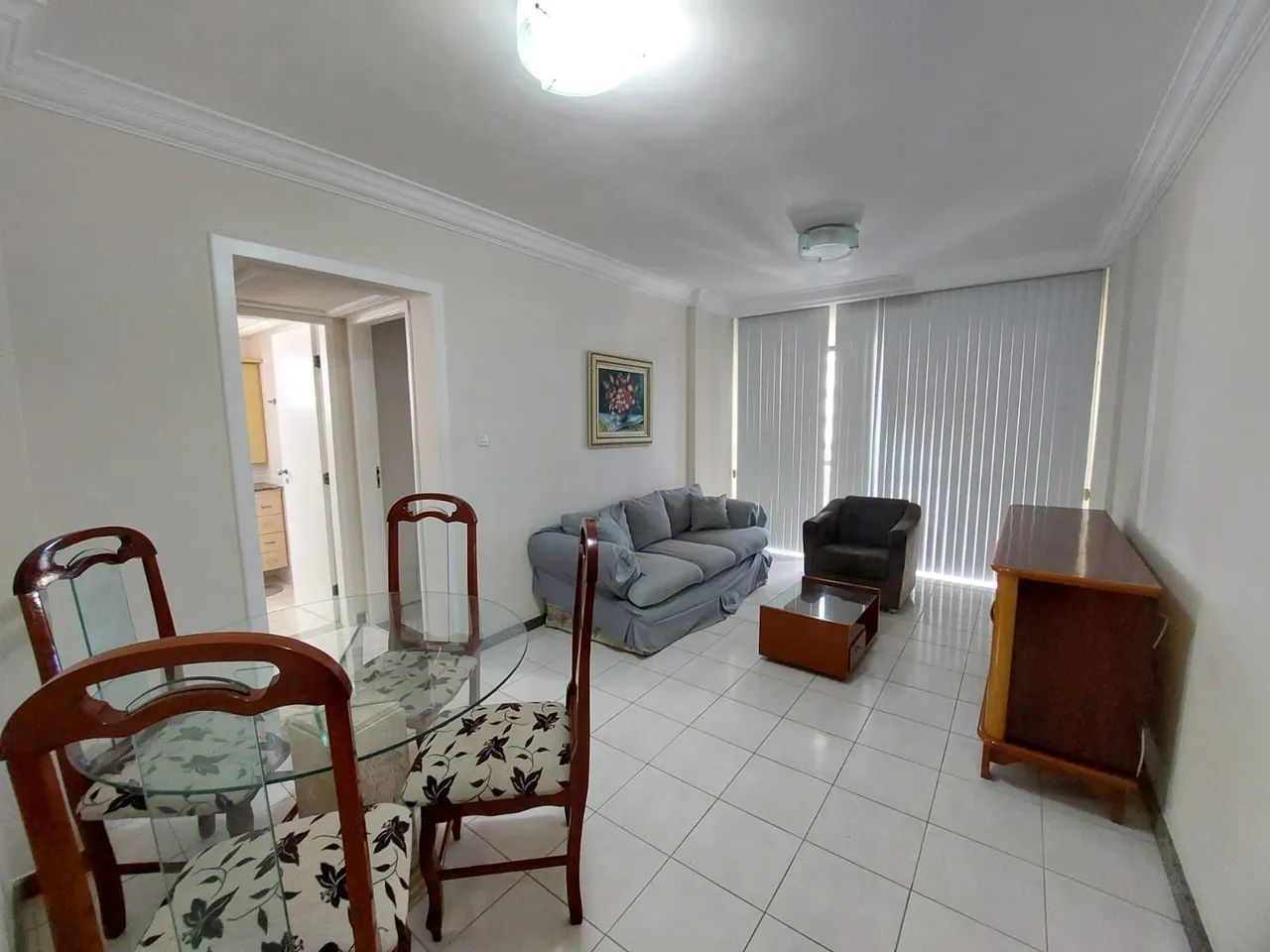 75m² mobiliado, 2/4, sala, varanda, banheiro social, cozinha, área de serviço e garagem - Foto 5