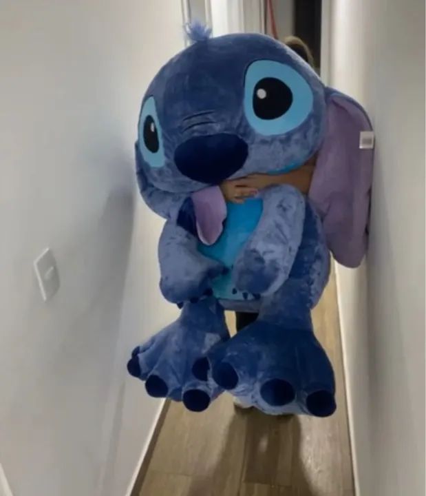 Stitch Pelúcia Gigante tamanho 1,60