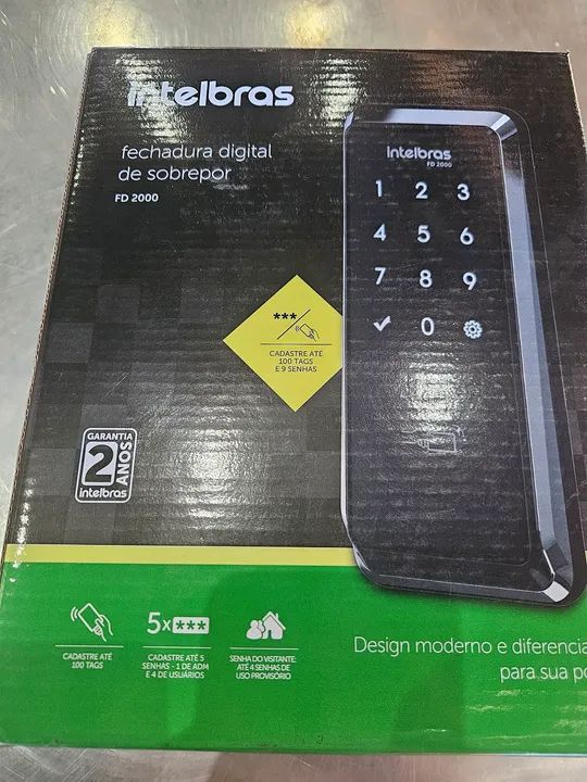 Fechadura eletrônica INTELBRAS 