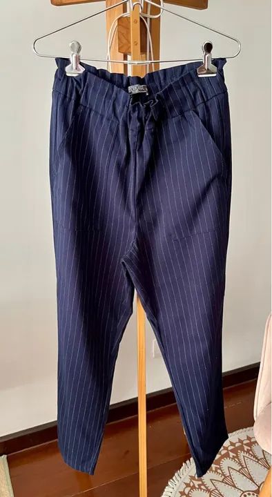 Calça Social Feminina Pinstripe - Foto 4