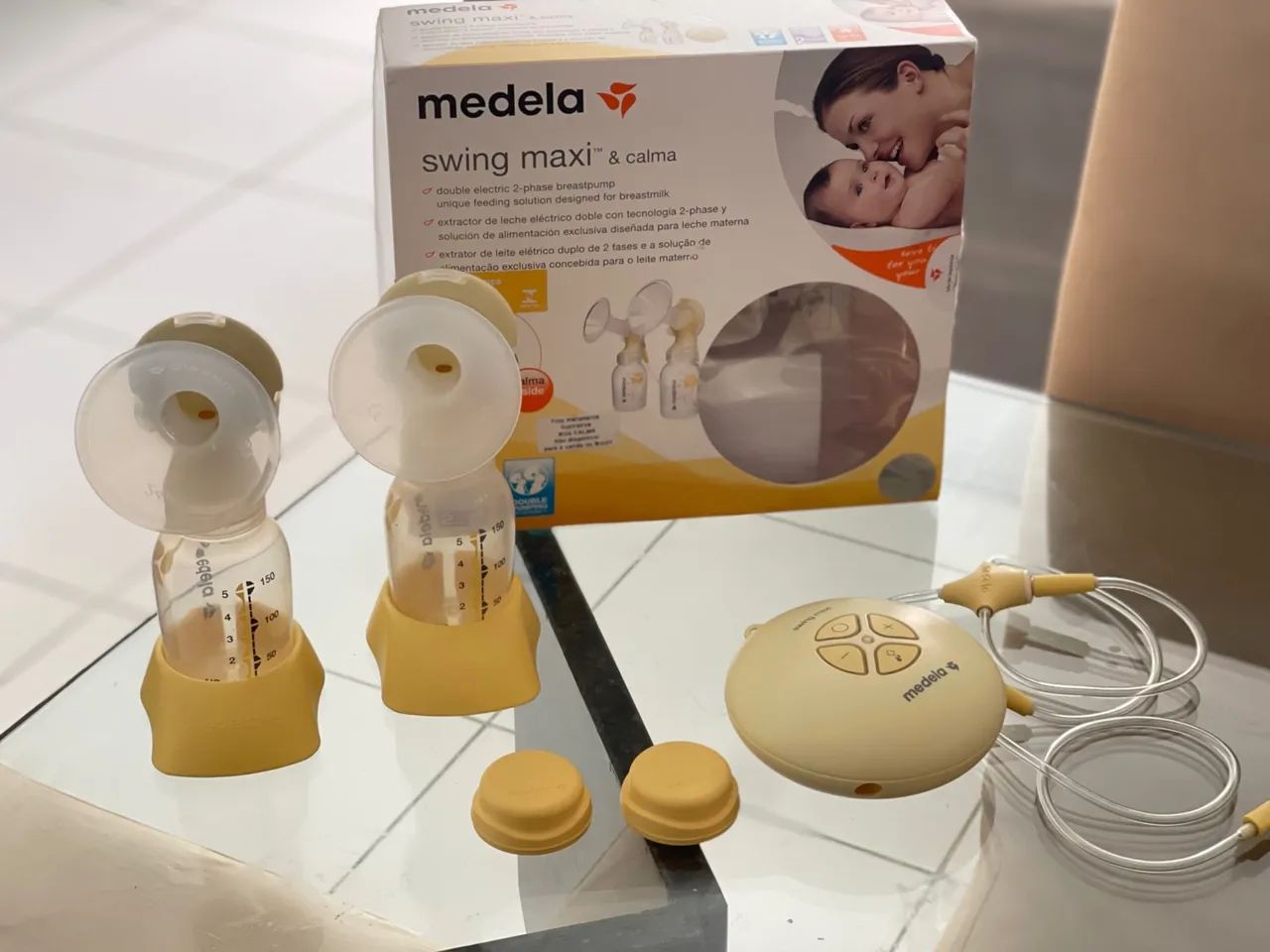Kit Medela Swing Maxi Calma - Mamadeira Elétrica Dupla