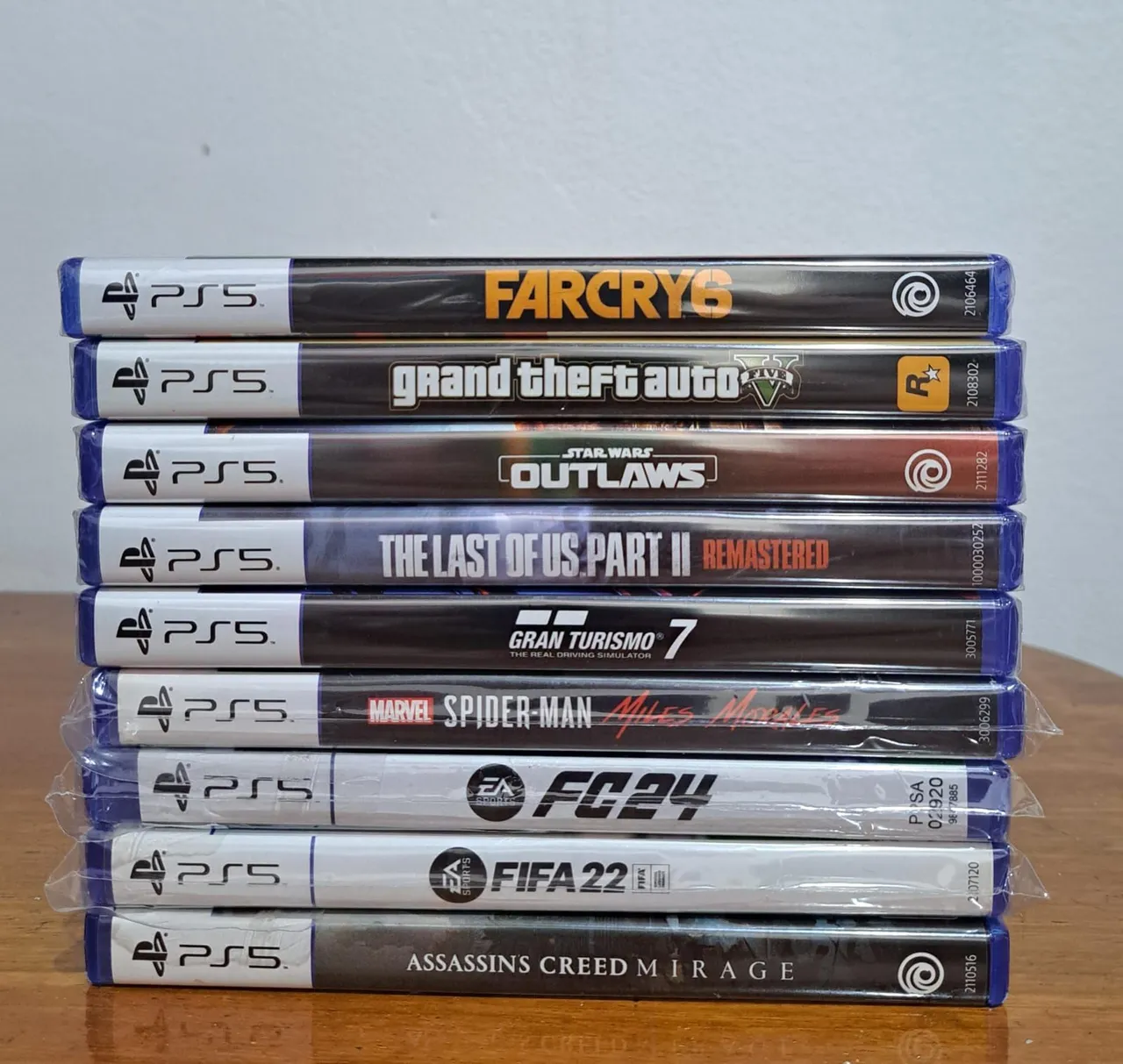 Coleção de Jogos PS5 - Far Cry 6, GTA V, The Last of Us e Mais!