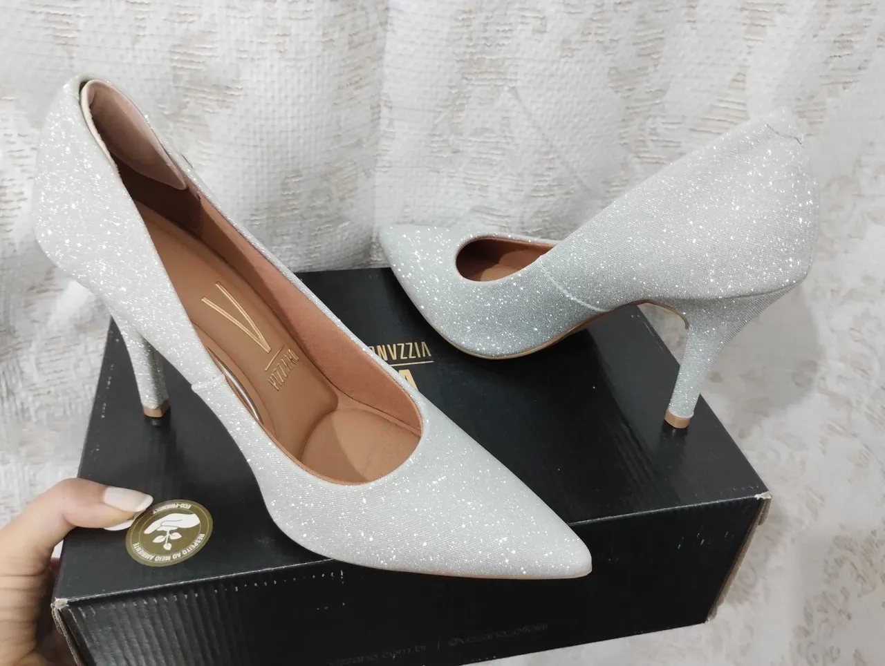 Sapato Feminino Prata