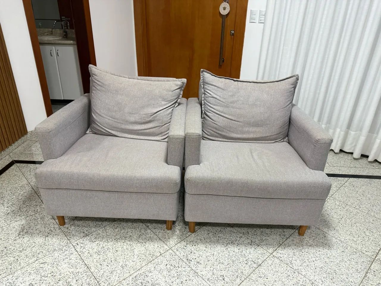 Kit poltronas linho - Foto 4