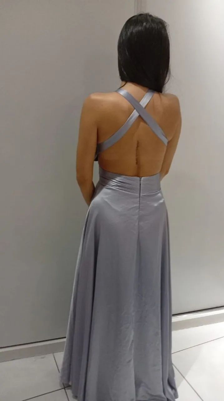 Vestido de cetim  - Foto 2