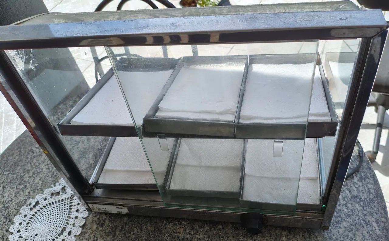 Estufa para Salgados Titã 6 Bandejas Vidro Curvo  - Foto 3